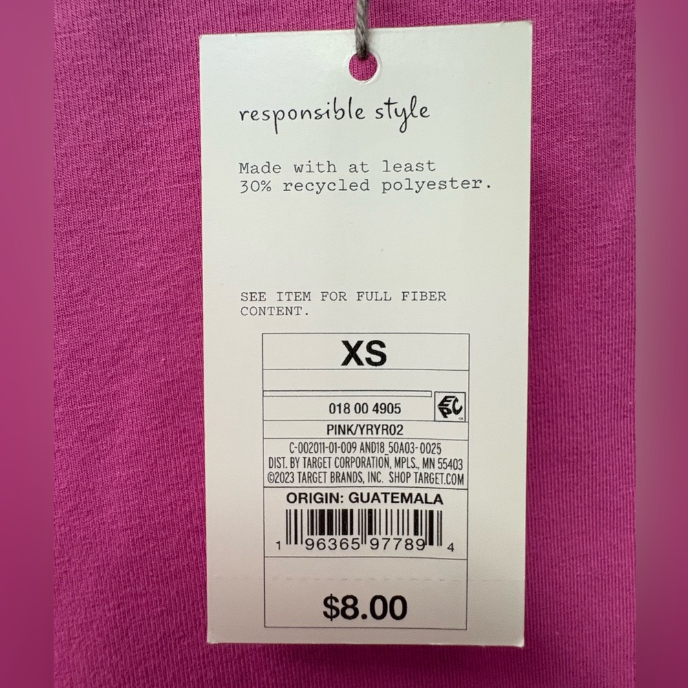 🩷a new day • pink muscle tank • XS • NWT - Picture 3 of 5